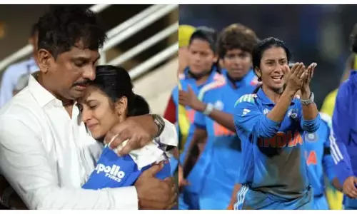 Jemimah Rodrigues emotional moment with father