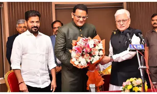 Telangana: Mohammad Azharuddin sworn in as Minister.