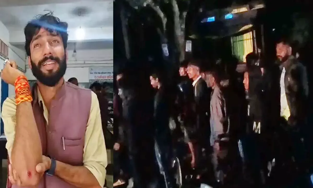 जनपद सदस्य और युवकों में मारपीट पर बवाल
