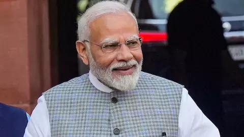 पीएम मोदी का छत्तीसगढ़ में स्वागत