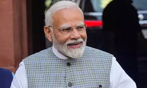 पीएम मोदी का छत्तीसगढ़ में स्वागत