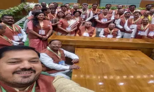 नए विस भवन का लाकार्पण : कार्यक्रम में शामिल होकर बोले विधायक अनुज- यह भवन संस्कृति, परंपरा और आस्था का प्रतीक