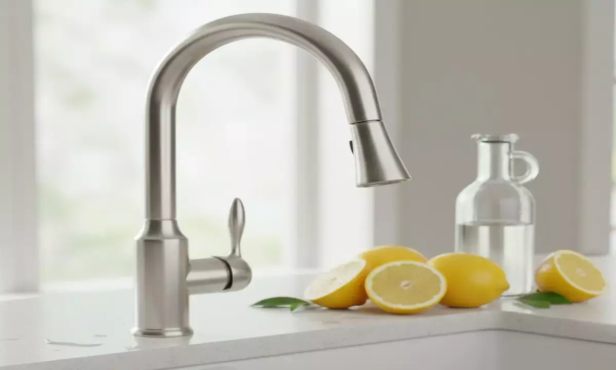 How to remove black stains from taps How to remove black stains from taps