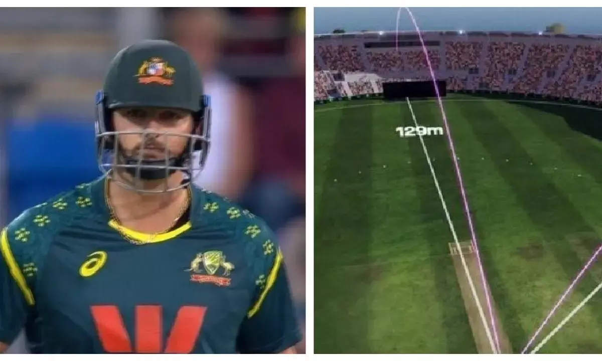 Tim David goes berserk hits 129 meter biggest six