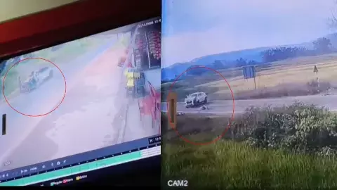 रायगढ़ में बेकाबू कार ने तीन लोगों की ली जान :  हादसे का CCTV फुटेज आया सामने, आरोपियों की तलाश जारी