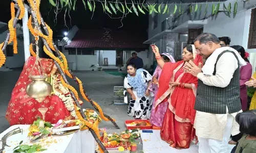 सीएम आवास में हुआ तुलसी विवाह : मुख्यमंत्री ने सपरिवार की पूजा-अर्चना, प्रदेशवासियों के खुशहाली की कामना