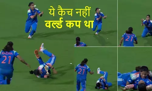 Amanjot Kaurs charismatic one-handed catch that made India the world champion.