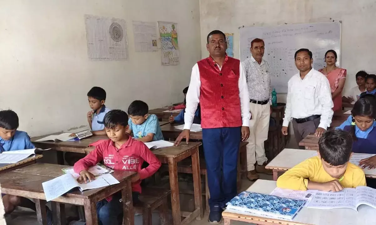 नवागढ़ में नवोदय माॅक टेस्ट का आयोजन