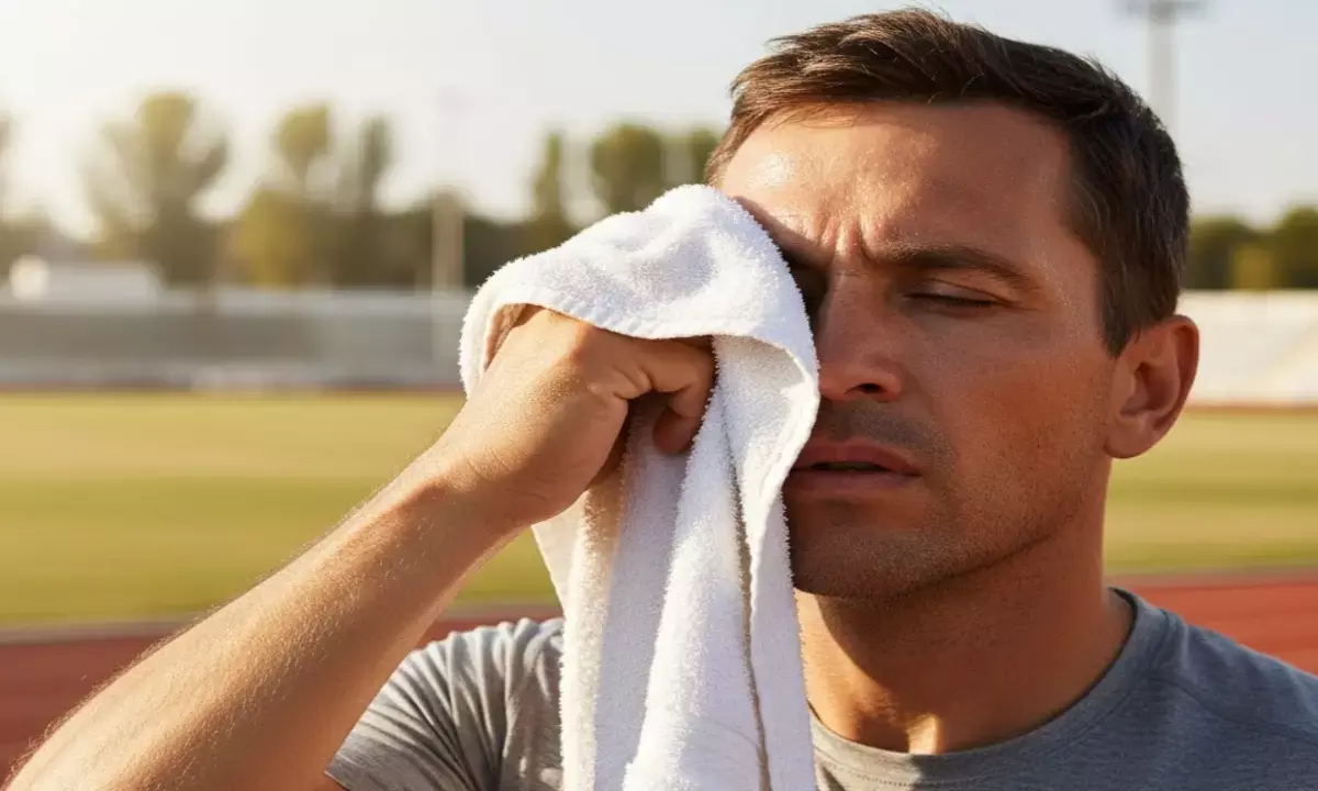 Excessive sweating may signs of five diseases