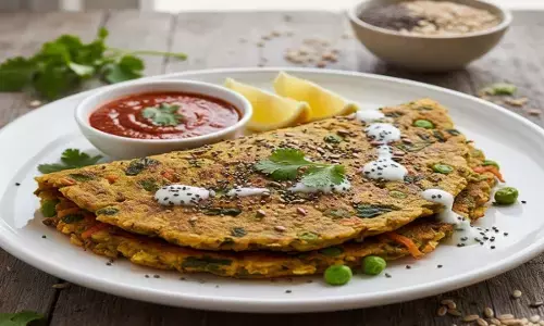 how to make high fiber cheela