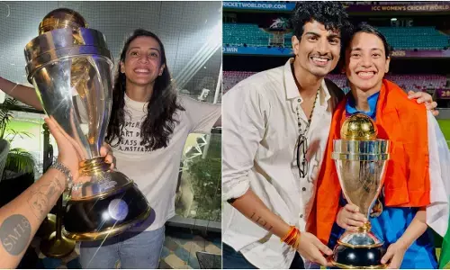 वर्ल्ड कप जीत के बाद पलाश मुच्छल ने गर्लफ्रेंड स्मृति मंधाना को डेडिकेट किया खास टैटू