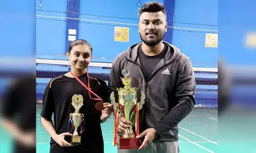 अनुति तेन्नेटी ने राज्य स्तरीय स्पर्धा में रजत पदक जीता