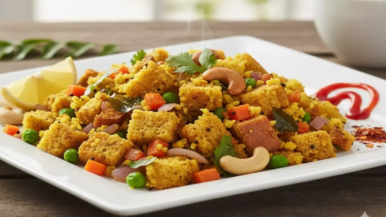 how to make bread upma