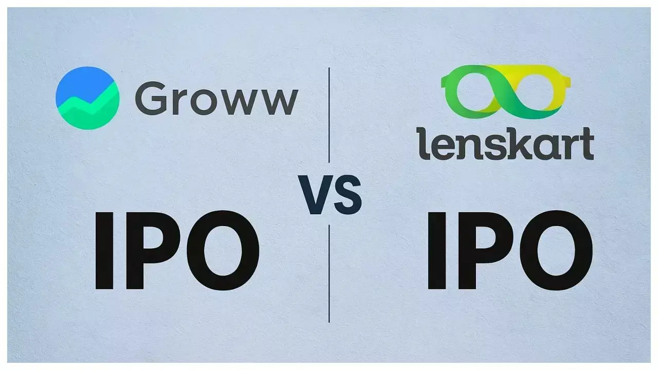 Groww Vs Lenskart IPO Trend Groww Vs Lenskart IPO Trend