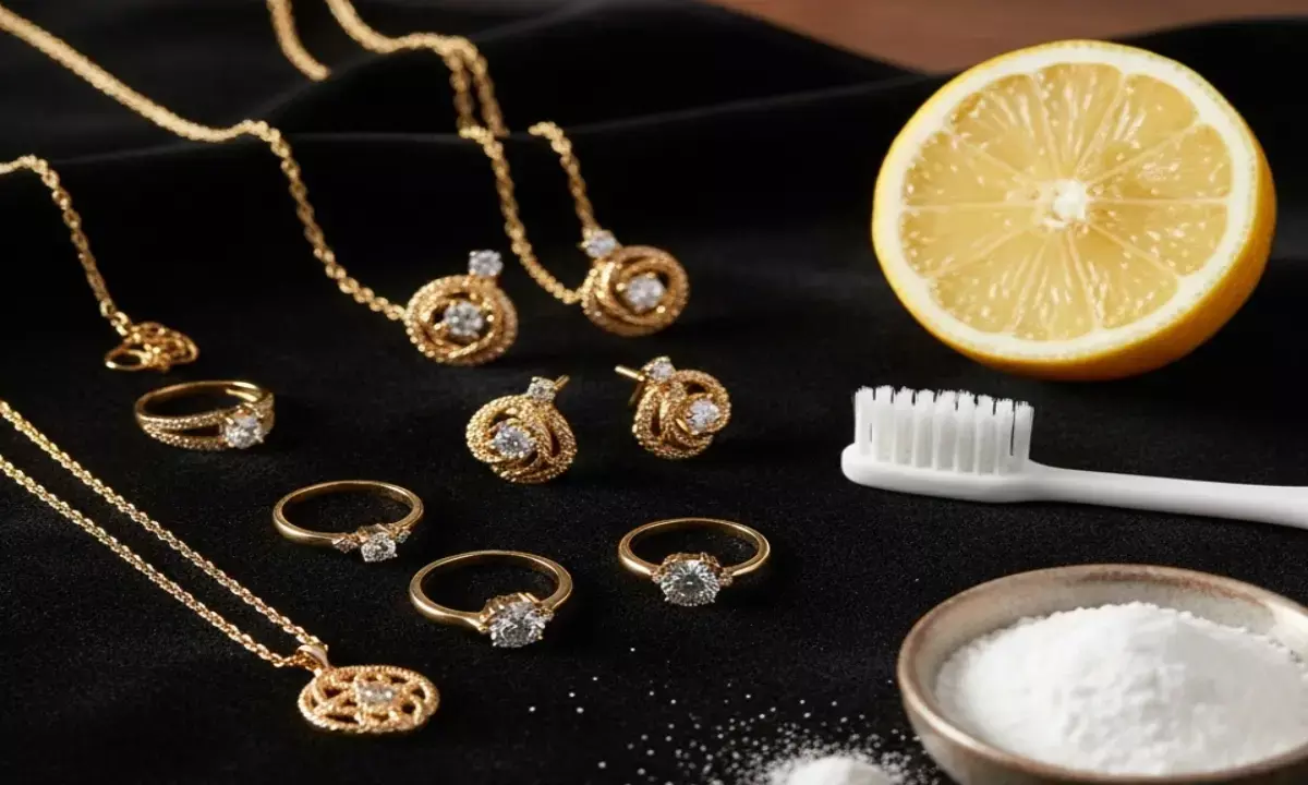gold jewellery cleaning Tips