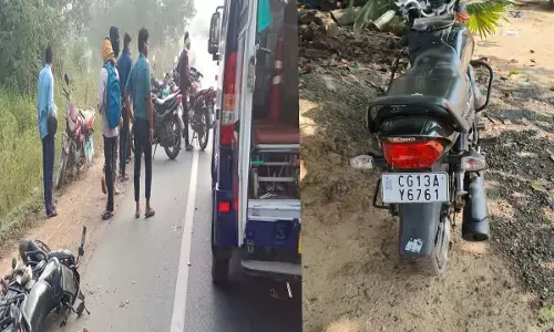 कार ने बाइक सवारों को मारी टक्कर: दो सगे भाईया की मौत, ममेरा भाई घायल