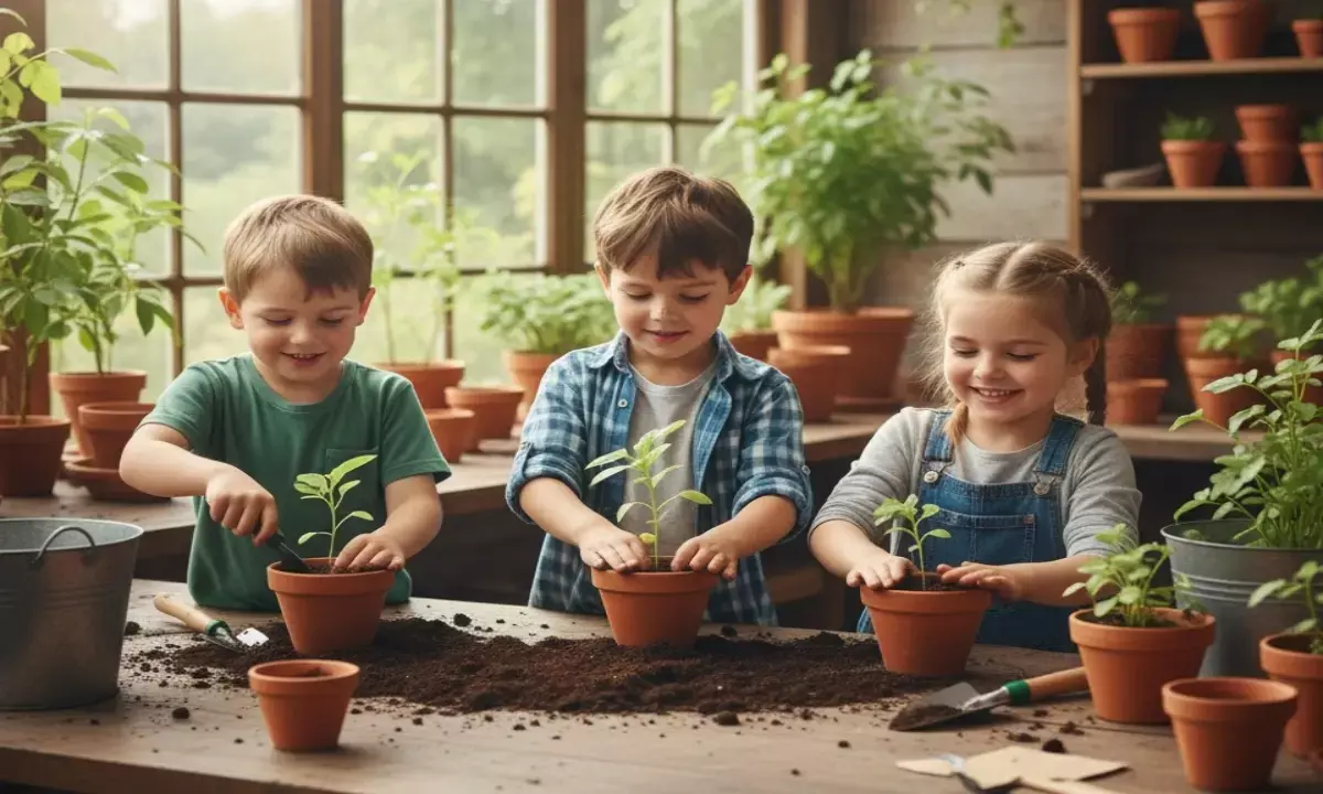 how to teach gardening to children