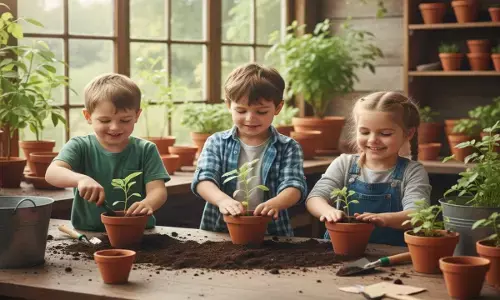 how to teach gardening to children
