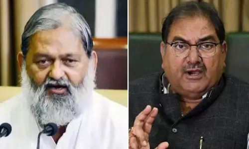 Anil Vij and Abhay Singh Chautala