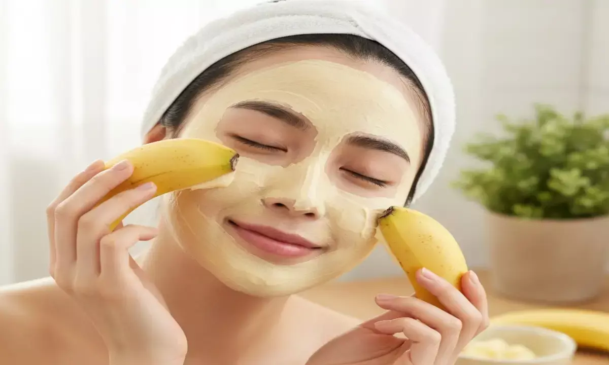 banana peels skin care tips