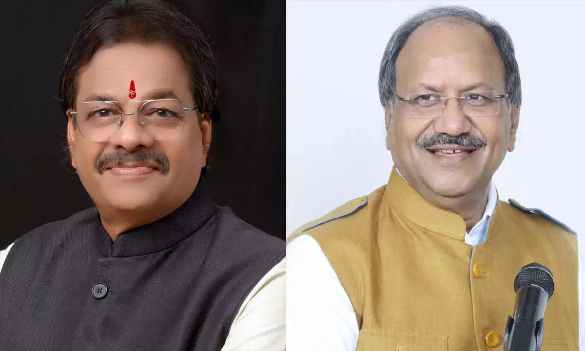 विजय गोयल और सांसद बृजमोहन