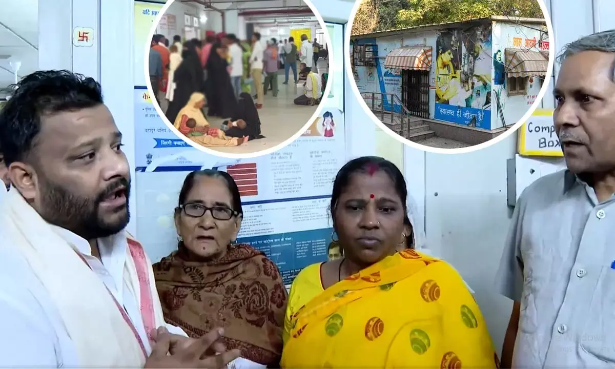 AAP protests against BJP over Mohalla Clinics in Delhi