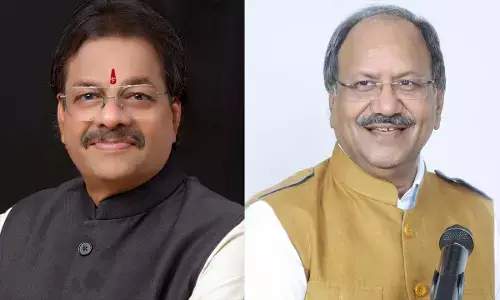 विजय गोयल और सांसद बृजमोहन