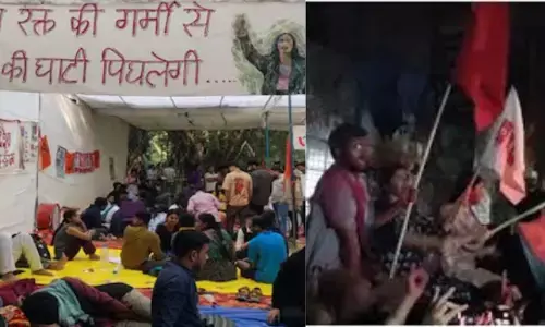 Left won at all 4 Posts in JNU Elections Left won at all 4 Posts in JNU Elections