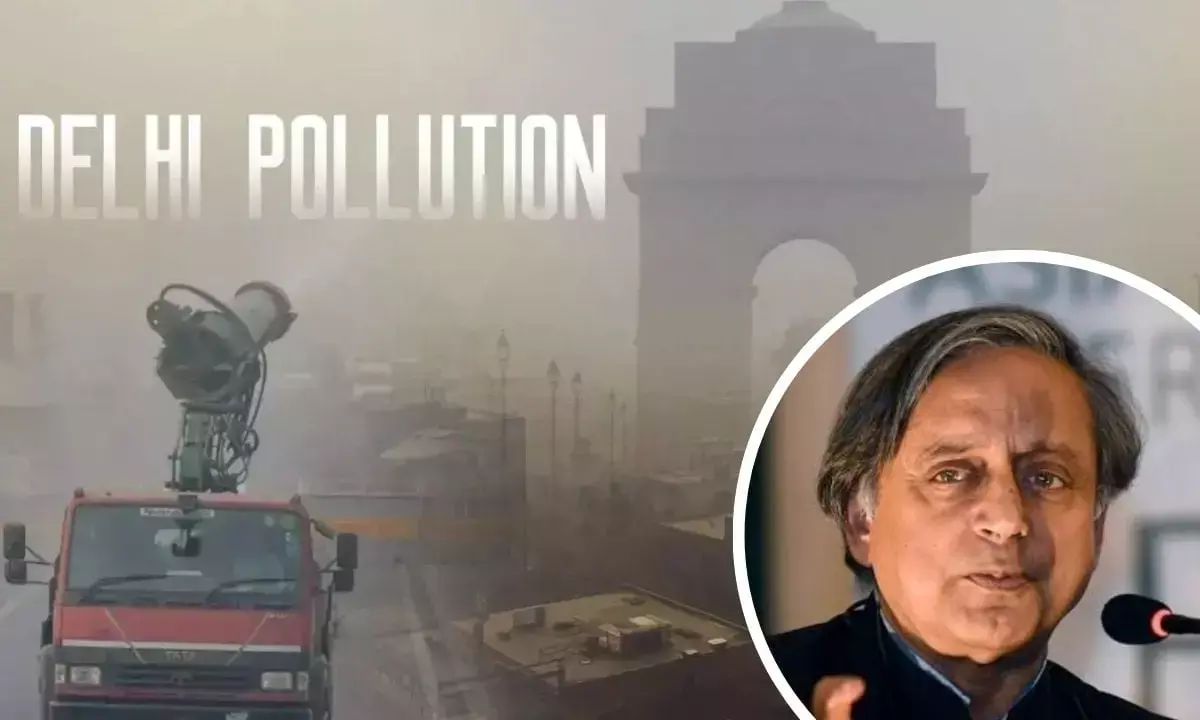Shashi Tharoor on air pollution