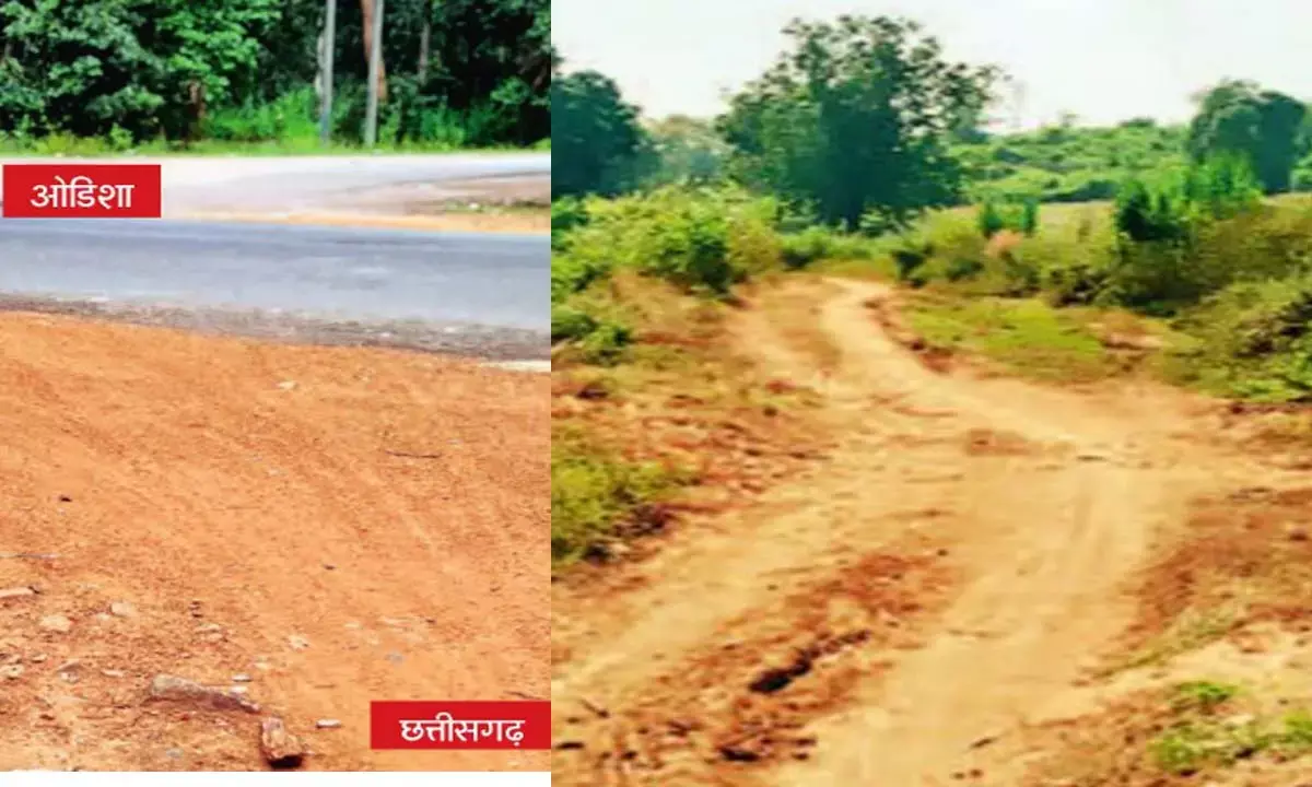 छत्तीसगढ़ का अनूठा गांव :  दूसरा पैर होता है ओडिशा में,  यह लकड़ी तस्करों का स्वर्ग