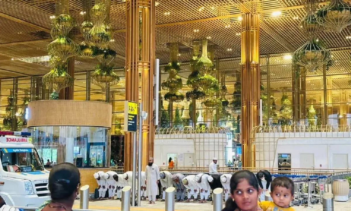 Karnataka BJP Questions Namaz at Bengaluru Airport, Calls It Security Concern Karnataka BJP Questions Namaz at Bengaluru Airport, Calls It Security Concern