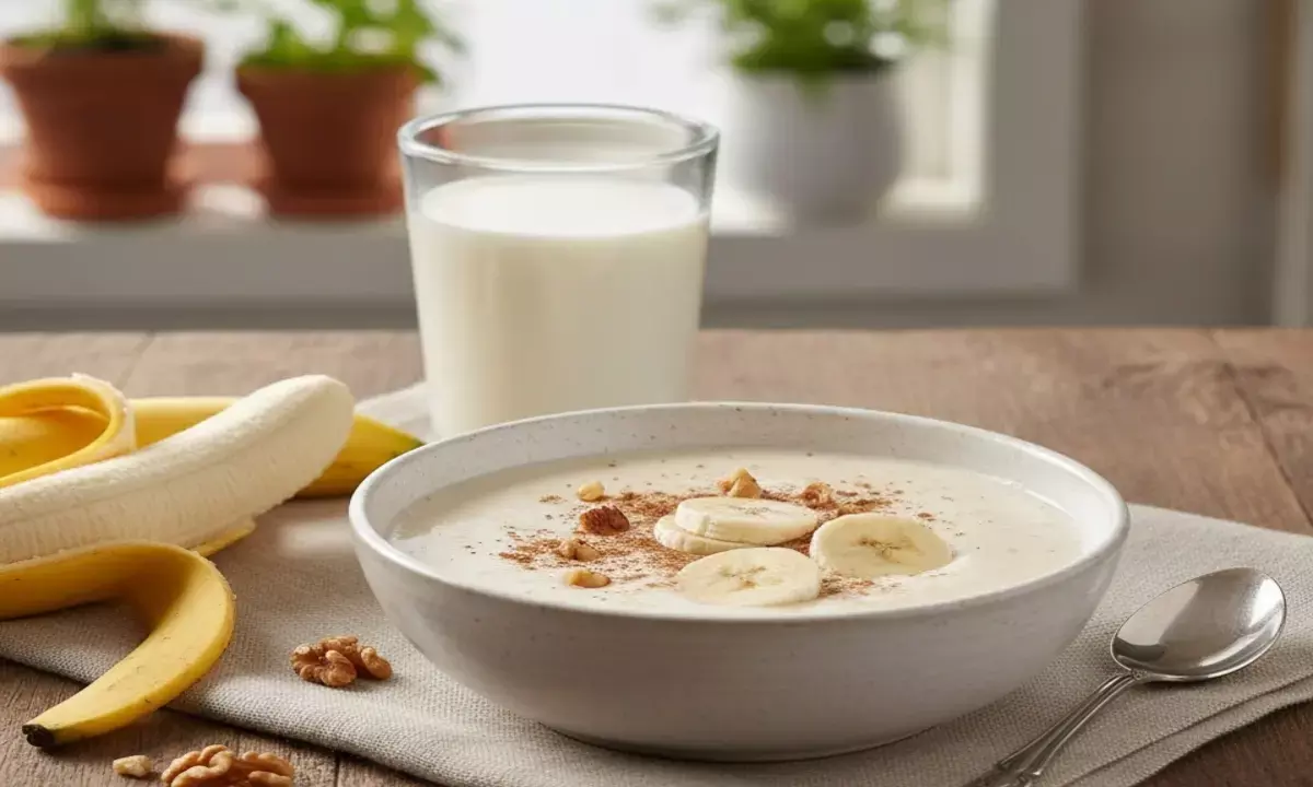 milk and banana health benefits