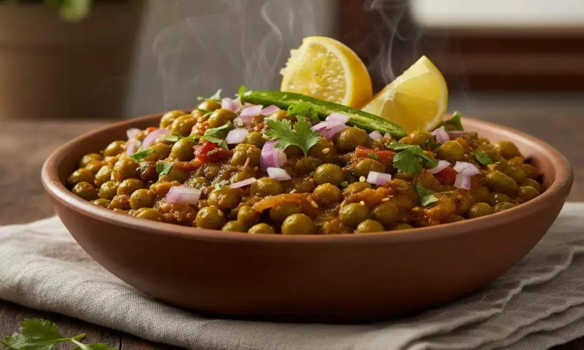 how to make matar ghugni