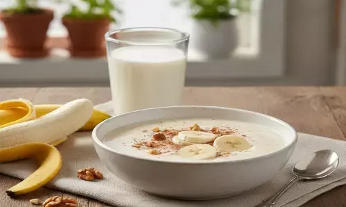 milk and banana health benefits