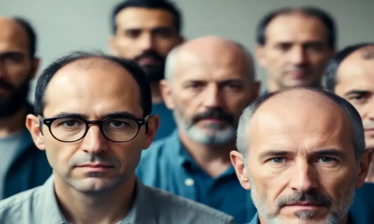 बालों के झड़ने से परेशान लोग