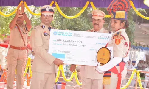 नव आरक्षकों को दीक्षांत परेड : PTS माना में भव्य समारोह, ली सेवा की शपथ