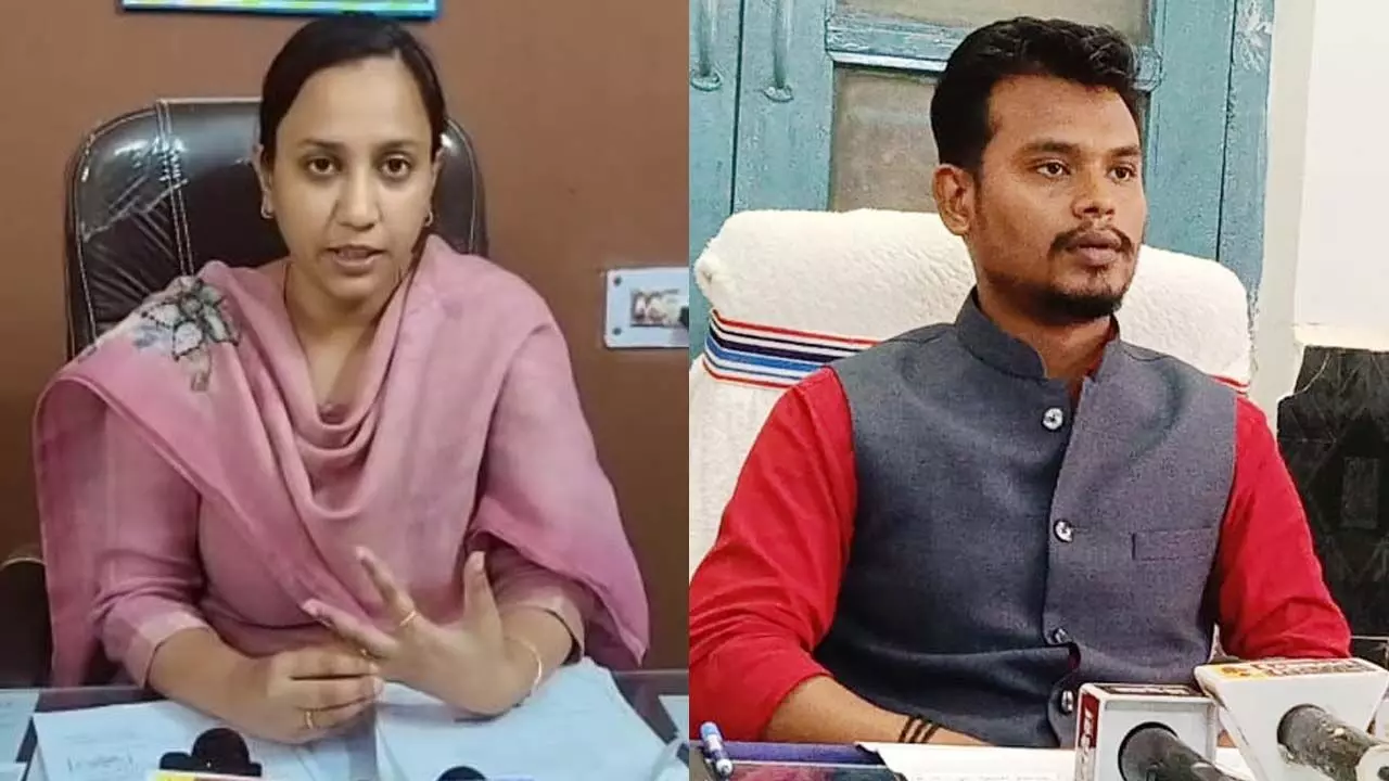 नगरी एसडीएम और  प्रभारी तहसीलदार