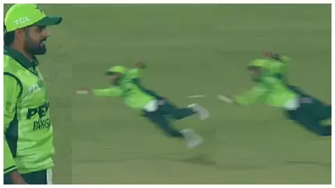 babar azam flying catch