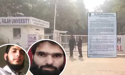 Al Falah University Statement On Delhi Blast