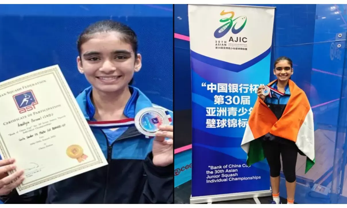 आराध्या पोरवाल ने जीता जूनियर नेशनल स्क्वैश खिताब, सीएम मोहन यादव बोले- प्रदेश का सिर गर्व से ऊँचा किया