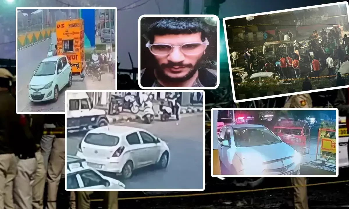 Terrorist Umar Travel Route Map, Delhi Blast