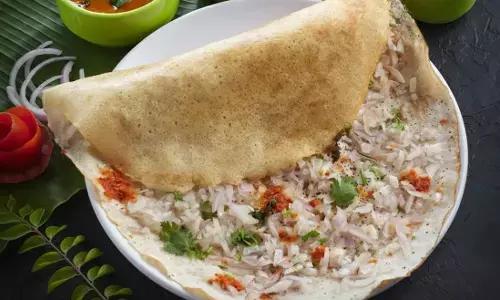 how to make onion dosa recipe at home
