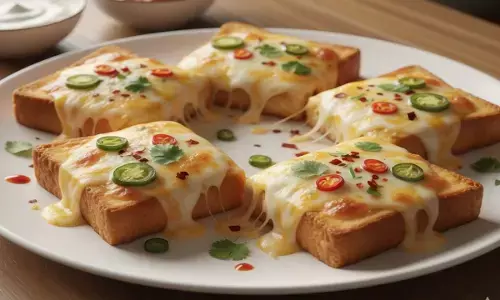 Chili Cheese Toast recipe in hindi
