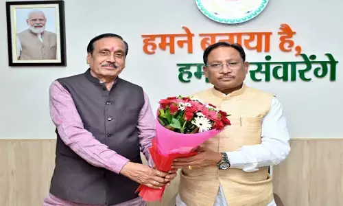 सीएम साय से मिले सांसद प्रतिनिधि अरुण सिंह