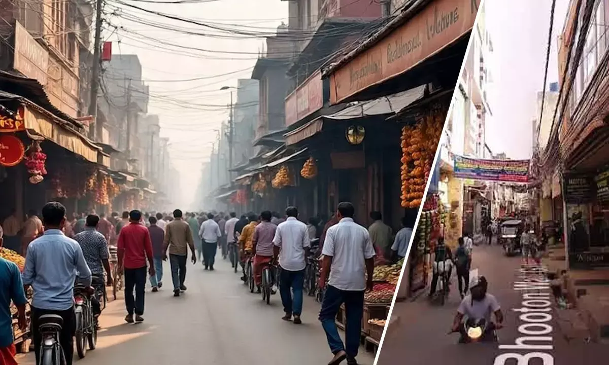 Some strange streets of Delhi