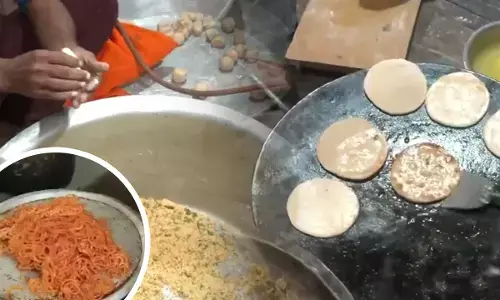 Sattu Paratha and Jalebis in BJP Head Office Delhi
