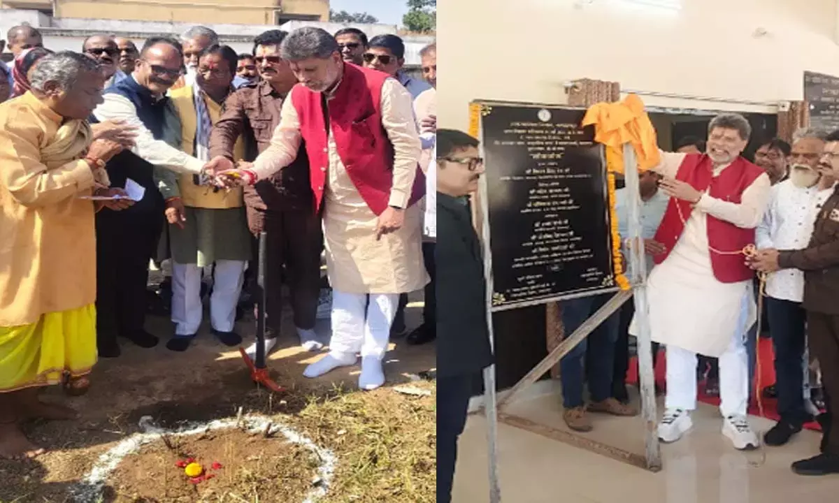 जगदलपुर में विकास कार्यों का लोकार्पण-भूमिपूजन