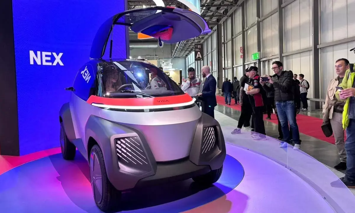 hero-motorcorp entering in car-market showcase vida concept