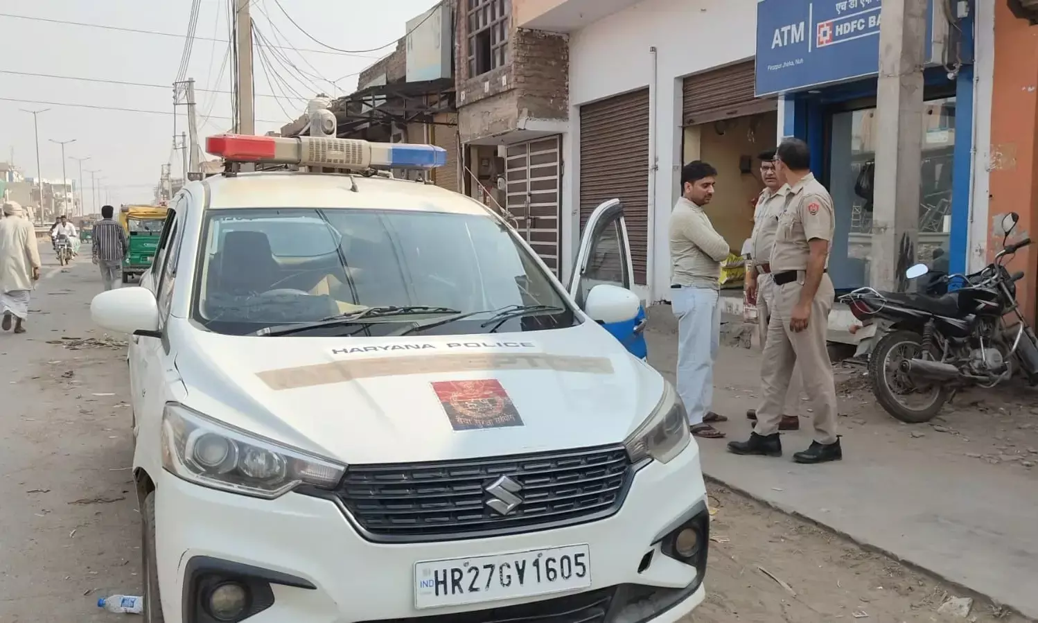 नूंह में दिखी आतंकी उमर की i-20 कार, किराये के कमरे से बारूद ले जाने का शक