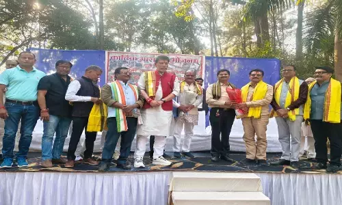 कार्तिक मास वन भोजनम : बस्तर आंध्र समाज ने परंपरागत तरीके से बीजेपी प्रदेश अध्यक्ष किरण देव का किया स्वागत